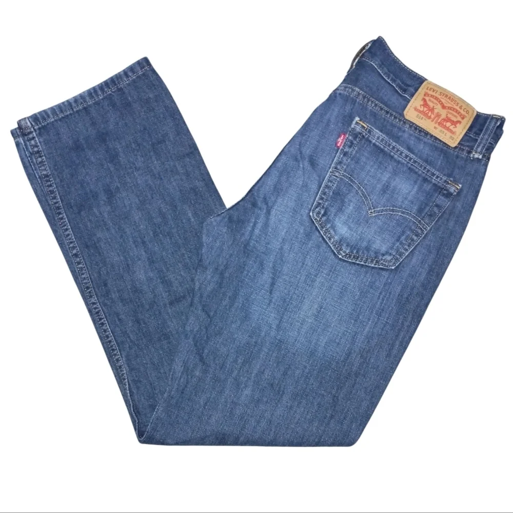 Men's Levi's 514 Straight Leg Jeans Size 33x32